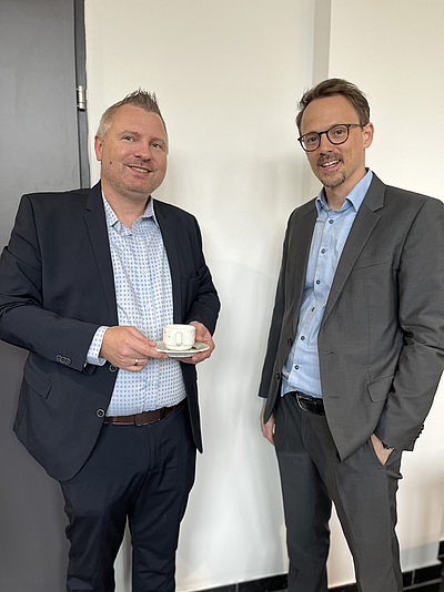 V. l.: Jürgen Haunschmidt (AMS), Georg Jurceka (Deloitte Consulting) ©Business Upper Austria