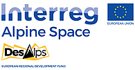 Projektlogo: Interreg Aipline Space DesAlps