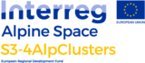 projetc logo: Interreg Alpine Space S3-4AlpClusters