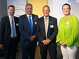 Christian Altmann (Business Upper Austria), LC-Beiratssprecher Roland Fischer, Konditormeister Leo Jindrak, Clustermanagerin Heidrun Hochreiter