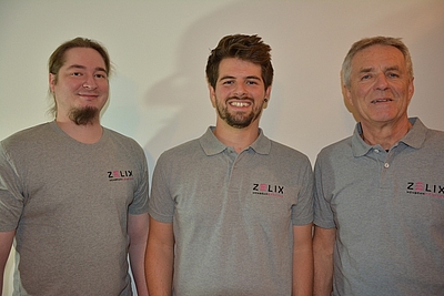 Führungstrio Pantreon: Sebastian Lüer (Techn. Leiter), Clemens Lüer (Kaufm. Leiter), Andreas Lüer (Geschäftsführer) 