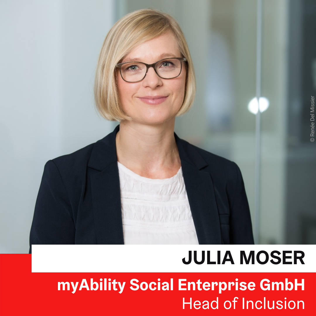 Mag.a Julia Moser | myAbility Social Enterprise GmbH © myAbility/Renée Del Missier